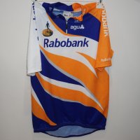 Мъжка колоездачна тениска Jersey Agu Bike Gear Rabobank Размер XL Made In Italy, снимка 1 - Спортна екипировка - 41889980