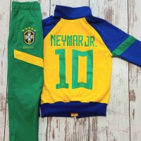 Бразилия Екип Неймар с анцуг и къс ръкав  калци Бразилия 2024г, снимка 4 - Футбол - 44367692