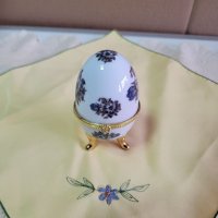 Порцеланова кутийка яйце, снимка 2 - Колекции - 40338545