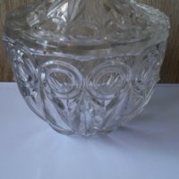 Захарница от оловен кристал, снимка 1 - Антикварни и старинни предмети - 40015509