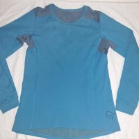 Norrona falketind super wool shirt Longsleeve (L) дамска спортна блуза, снимка 1 - Спортни екипи - 42240733