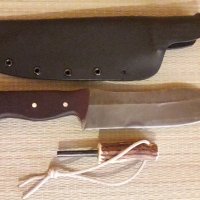 Нож ръчна изработка - 65Г, кания - кайдекс, снимка 8 - Ножове - 42236507