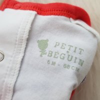 Дънков гащеризон и тениска Petit за бебе 62-68см., снимка 4 - Бебешки гащеризони - 41691890