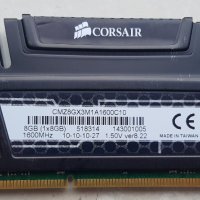 CORSAIR VENGEANCE 1x8 GB DDR3 1600 // XMS3 2x4 1600 // 2x2 1600 // GEIL 4x4 DDR3 1333, снимка 1 - RAM памет - 40160495