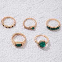 Дамски моден комплект бижута(пръстени), 3модела - 023, снимка 4 - Пръстени - 41292682
