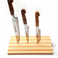 Комплект стоманени касапски ножове 3 части, снимка 1 - Прибори за хранене, готвене и сервиране - 36248911