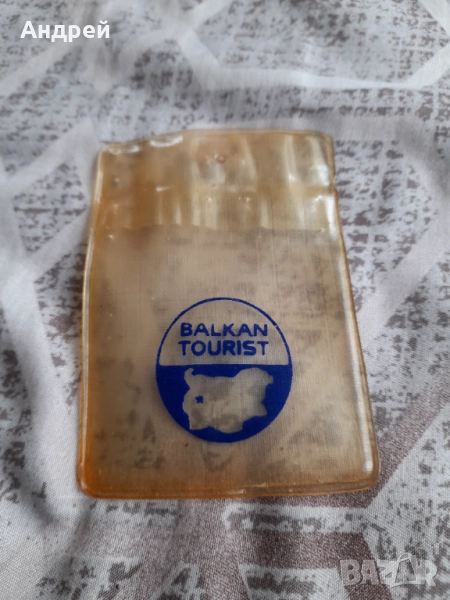 Стар калъф за бадж Балкантурист, снимка 1