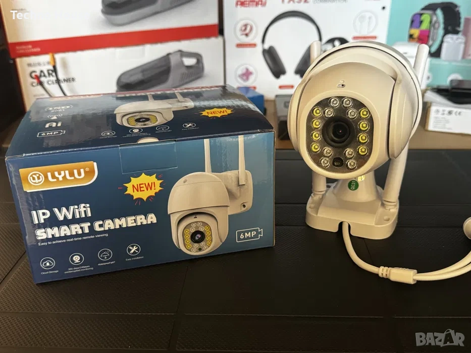 Куполна IP безжична WIFI камера за видеонаблюдение, снимка 1