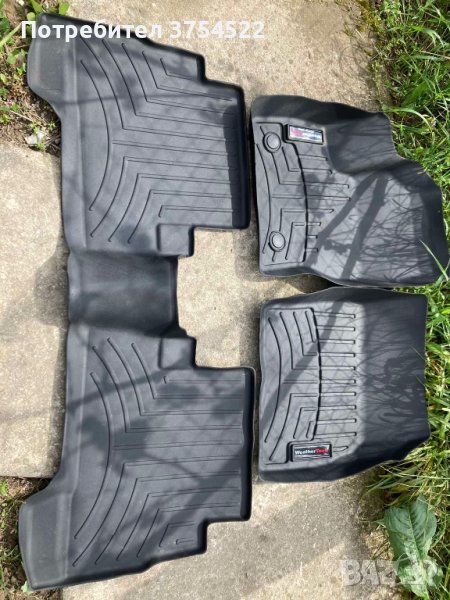 Стелки гумени WeatherTech - USA, черни, снимка 1