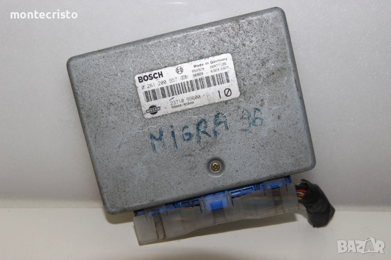 Моторен компютър Nissan Micra K11 (1993-2002г) 0261200957 / 0 261 200 957 / 2371099B00 / 23710 99B00, снимка 1