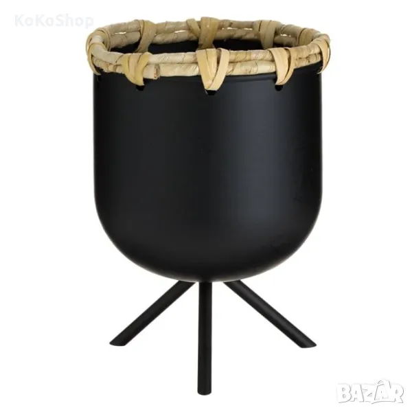 Метална кашпа-18х24.5 см./кашпа, снимка 1