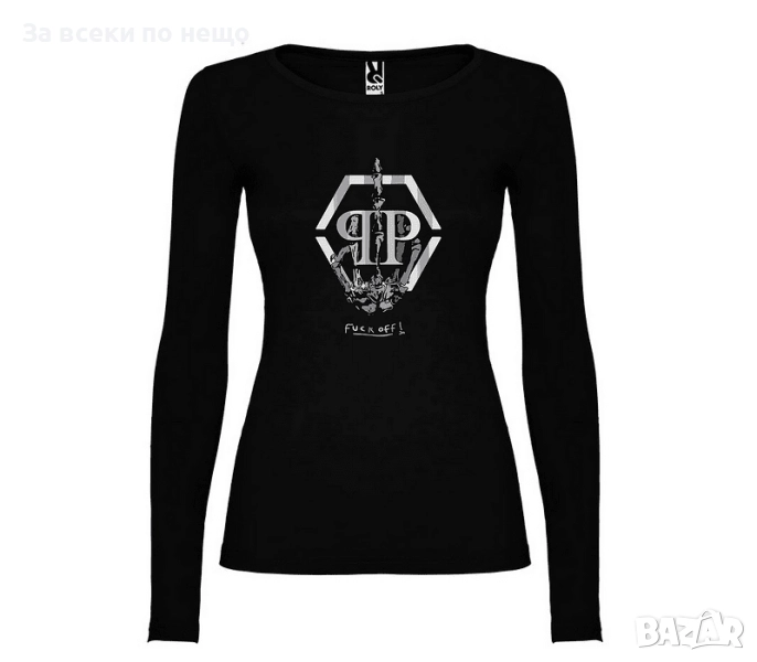 Tommy Hilfiger Дамска Черна Блуза С Дълъг Ръкав Код LFS649, снимка 1