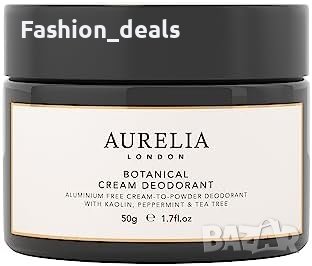 Нов Натурален Крем-Дезодорант c Мента и Чаено Дърво 50g, снимка 1