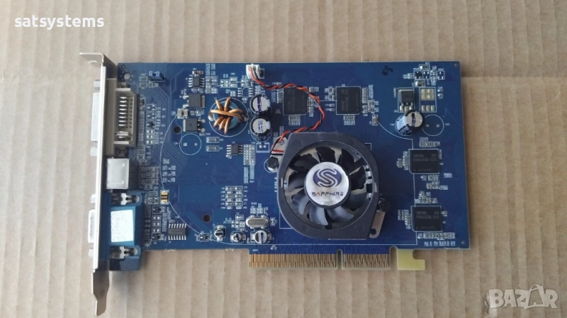 Видео карта ATi Radeon Sapphire R9550 256MB GDDR2 128bit AGP, снимка 1
