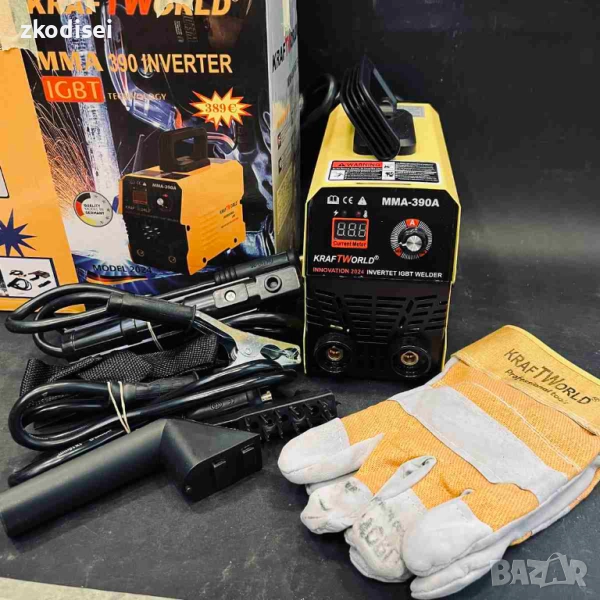 Електрожен KRAFTWORLD MMA 390 INVERTER, снимка 1