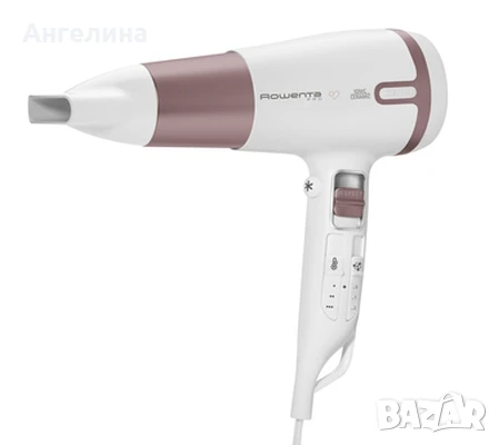Сешоар, Rowenta CV7461F0, Pro Respect Premium Care, DC motor, 2400W, active diffuser, ionic, casheme, снимка 1