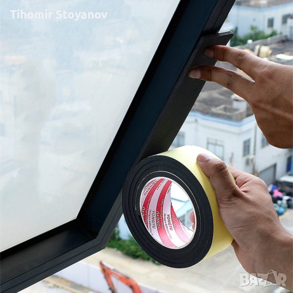 Шумоизолираща уплътнителна лента против сблъсък за мебели врати прозорци , снимка 1