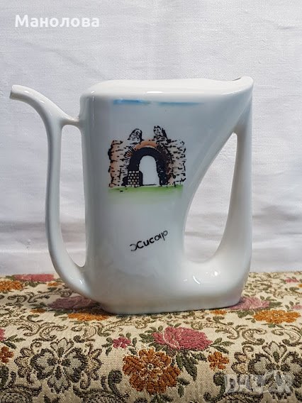 Български качествен стар порцелан. Каничка "Хисар" на Изида., снимка 1