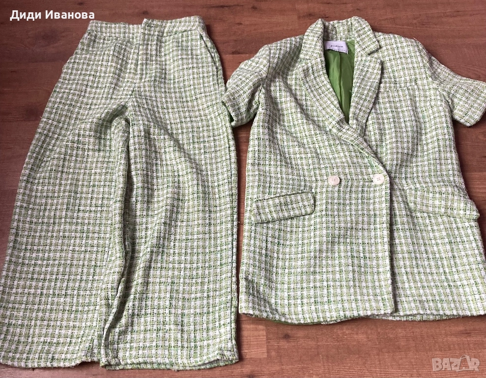 Дамски комплект сако с панталон, снимка 1