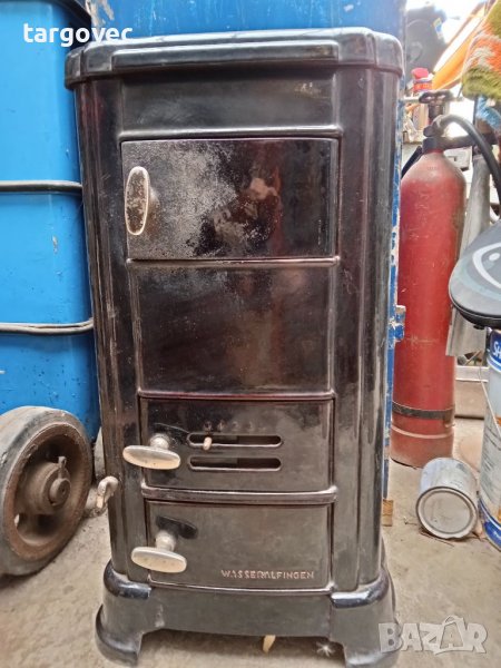 Чугунена емайлирана печка, снимка 1