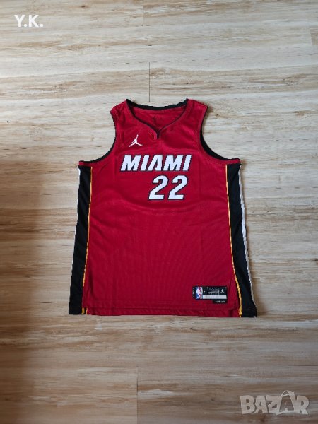 Оригинален мъжки баскетболен потник Jordan Dri-Fit x Miami Heat NBA x Butler, снимка 1