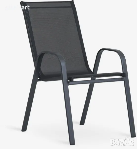 0294 Стифиращ стол черен, снимка 1