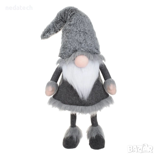 Гном със сива шапка, 70 см, сив, снимка 1
