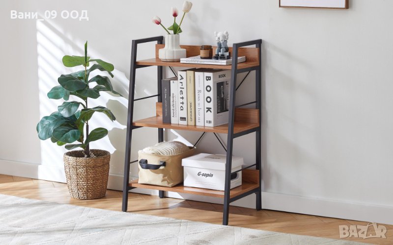 Мини етажерка от ПДЧ и метал, снимка 1