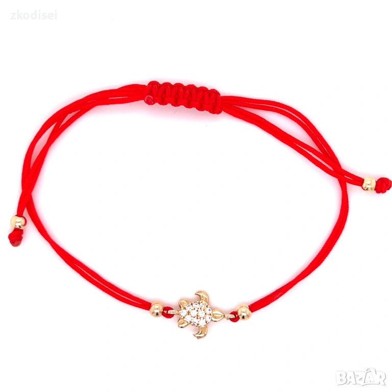 Златна регулируема гривна 0,98гр. 14кр. проба:585 модел:36398-3, снимка 1