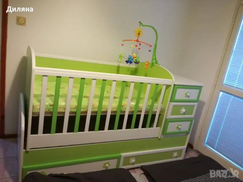 Детско легло 2в1, снимка 1