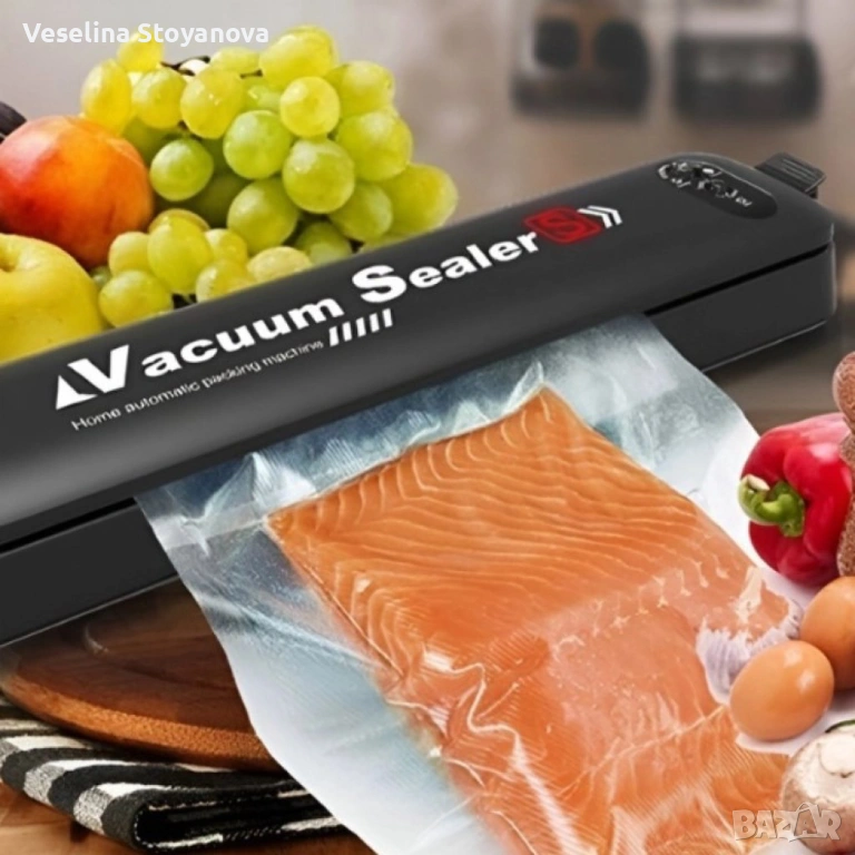 Уред за вакуумиране, 90W, 220V, черен, 2 ГОДИНИ ГАРАНЦИЯ , снимка 1