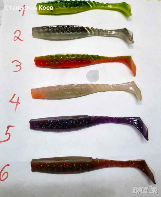 силиконова примамка funky 4 и 4.5 инча, снимка 1