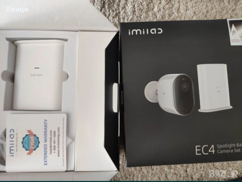 Чисто нова соларна  камера EC4 пълен комплект, снимка 1