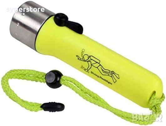 Фенер за подводно плуване, гмуркане Digital One SP00853, водоустойчив Flashlight for diving, снимка 1