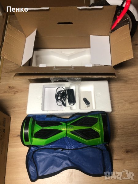 HOVERBOARD Ховърборд Eлектрически скейтборд Alien 8 - Green, снимка 1