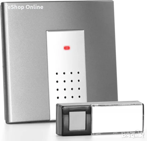 Безжичен звънец радиогонг Heidemann FUNKGONG-Set HX Square, снимка 1