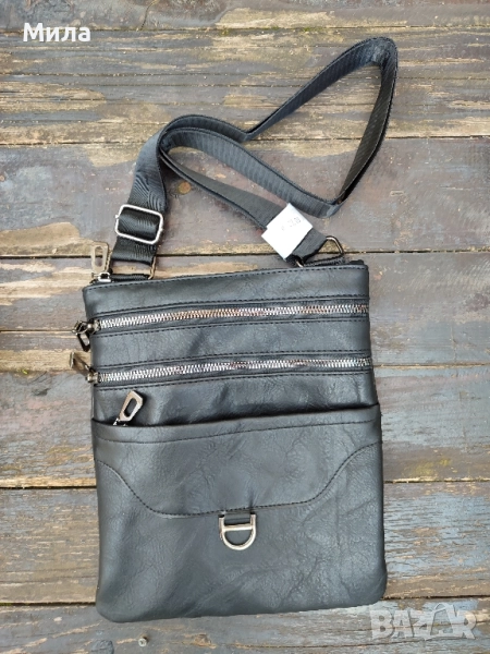 Мъжка кожена чанта , снимка 1