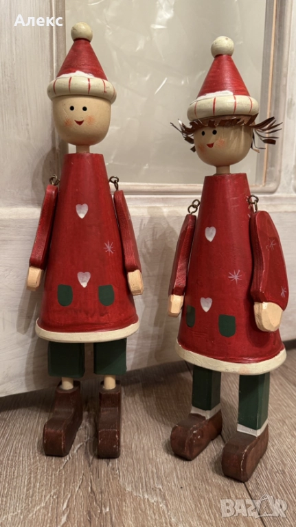 Големи дървени фигури, 36см–Germany, ръчна изработка., снимка 1