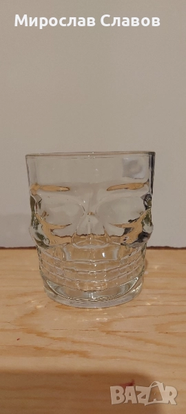 Комплект стъклени чаши "череп" 6 бр, снимка 1