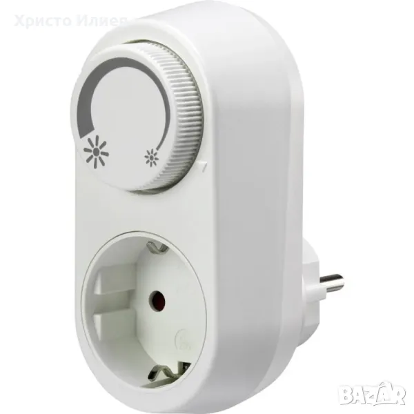 Адаптер за контакт Димиращ адаптер Подходящ за крушки Димируем удължителен контакт, снимка 1