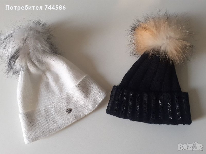 Лот от 2 бр дамски шапки, снимка 1