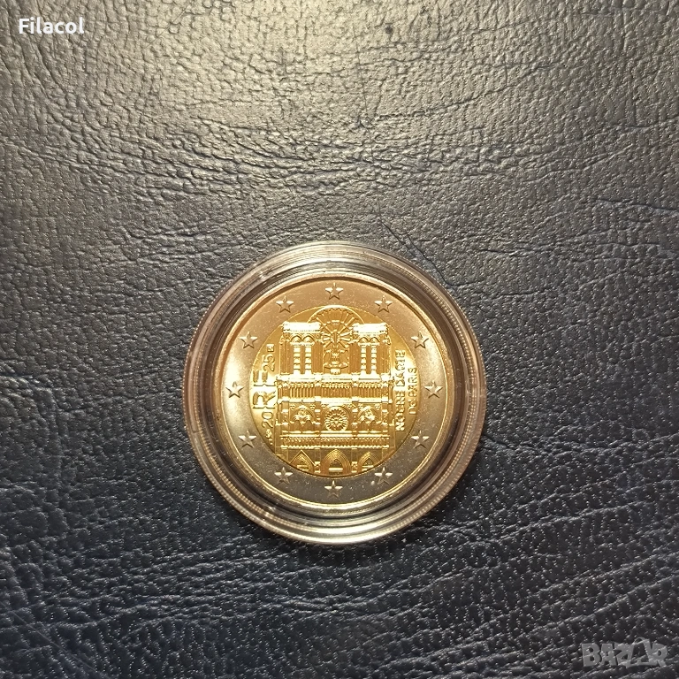 2 евро 2025 Франция Нотр Дам UNC, снимка 1