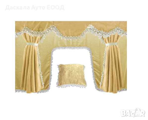 Спален комплект пердета за камион от 5 части за DAF MAN SCANIA VOLVO, снимка 1