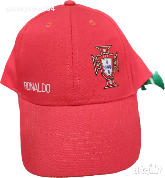 Шапка Роналдо Португалия Червен и Ал насър Роналдо Синя детска, снимка 1
