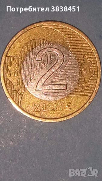 2 Злоты 2008 года Полша, снимка 1