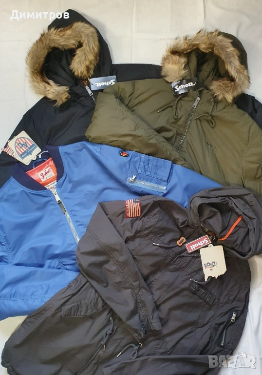 Яке бомбър, парка, SCHOTT, снимка 1