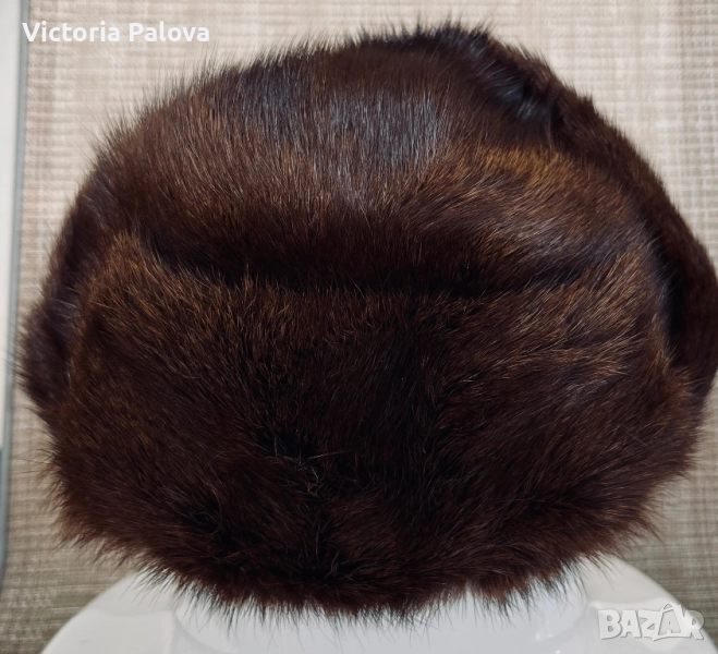 Шапка ушанка от качествена козина - автентична класика, снимка 1