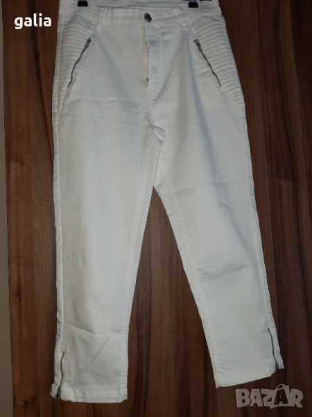 Бял панталон Zavanna - 38, снимка 1