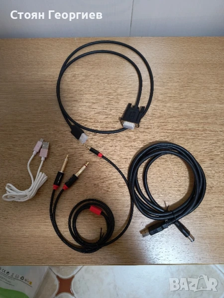 Лот от 4 кабела 10лв за всички , снимка 1