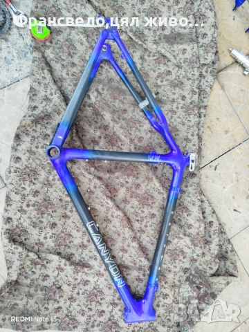 26 цола рамка алумин карбон за велосипед колело Canyon , снимка 6 - Части за велосипеди - 51597306